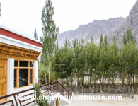 Nubra Valley Sha Cho Guest House Parking Area