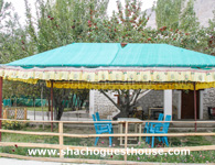 Sha Cho Guest House Hunder Ladakh Outside Sitting Area